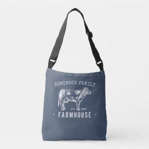 Bolsa Ajustável Nome da família russa Farmhouse Dairy milk Cow