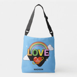 Bolsa Ajustável Nome Personalizado "Amor É Amor"