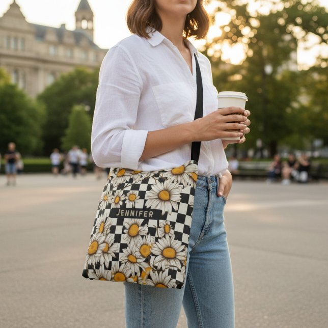 Bolsa Ajustável Nome Personalizado do Quadro de Verificação de Mar (Criador carregado)