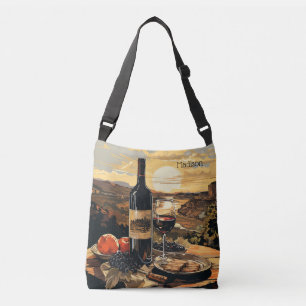 Bolsa Ajustável Nome personalizado do telhado do vinho