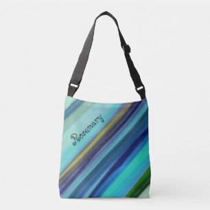 Bolsa Ajustável Nomes Personalizados Tons de Mar Profundo do Ocean
