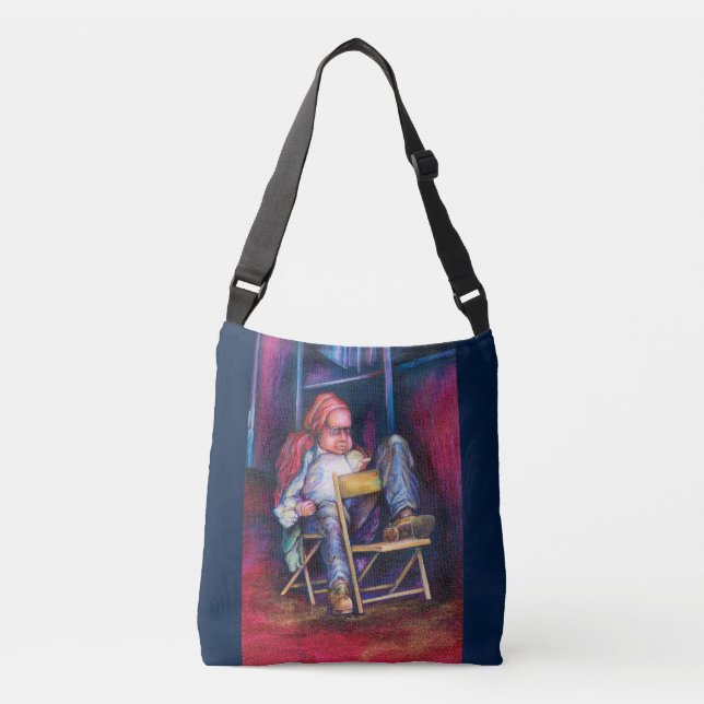 Bolsa Ajustável Norman prefere Desenhar no sono (Frente)