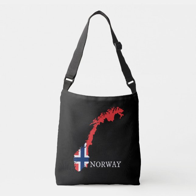 Bolsa Ajustável Noruega - Bandeira da Noruega (Frente)