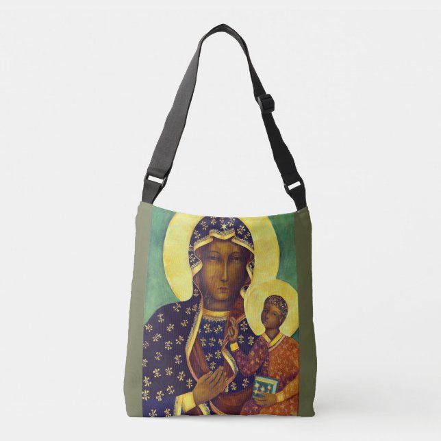 Bolsa Ajustável Nossa senhora de Czestochowa Black Madonna Icon Po (Frente)