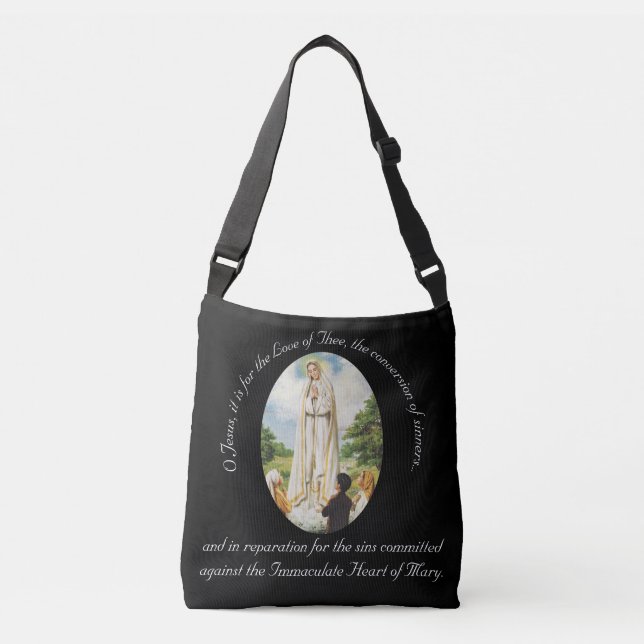 Bolsa Ajustável Nossa Senhora de Fátima Personalizada (Frente)