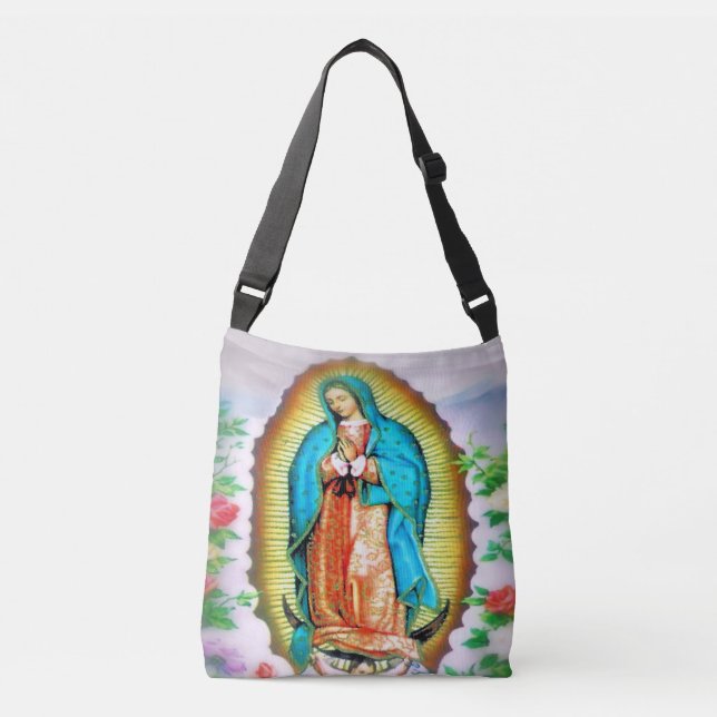 Bolsa Ajustável Nossa Senhora de Guadalupe Floral (Frente)
