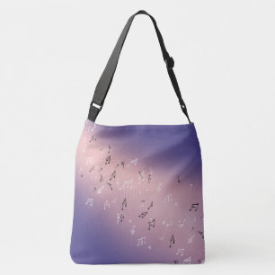 Bolsa Ajustável Notas Musicais no Luar Lilac