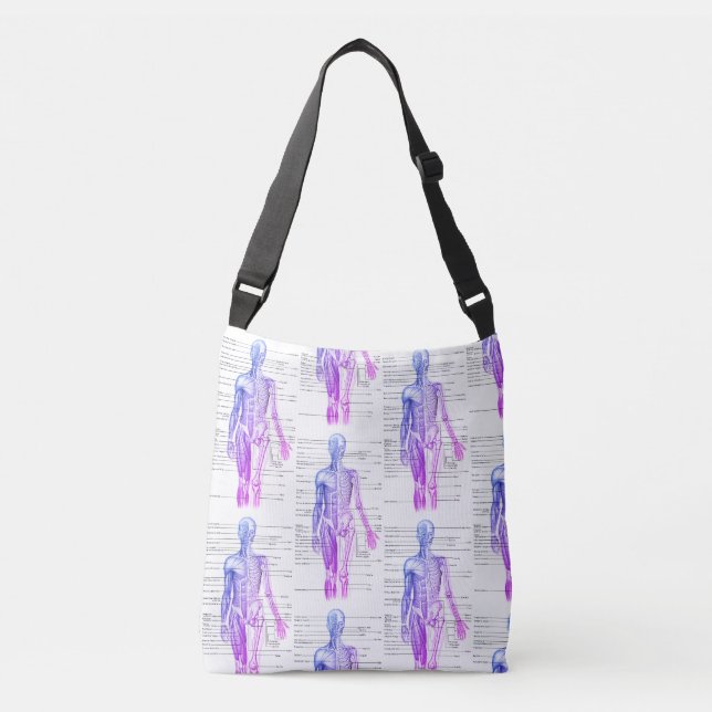 Bolsa Ajustável Novidade médica do diagrama da anatomia humana (Frente)