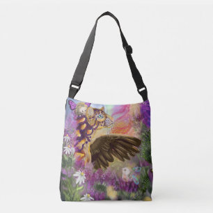 Bolsa Ajustável Novos começos Nublados de Arte Fantástica Leopardo