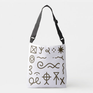 Bolsa Ajustável Nsibidi Antiga Africana