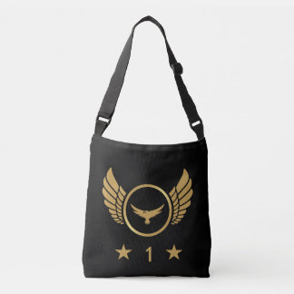 Bolsa Ajustável Number Focused Layout Eagle Bird Travel Outing 