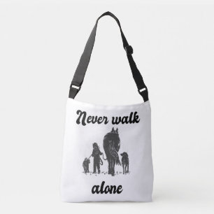 Bolsa Ajustável Nunca Ande Sozinho - Amante de os animais Russo