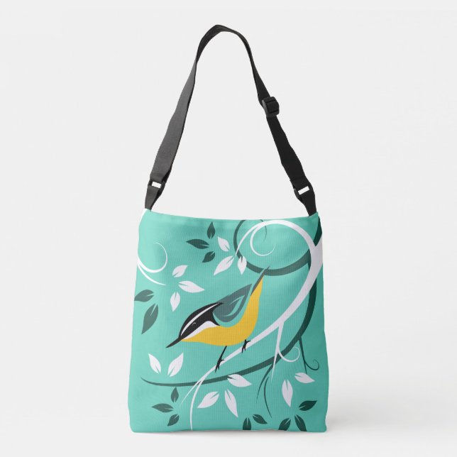 Bolsa Ajustável Nuthatch Art (Verso)