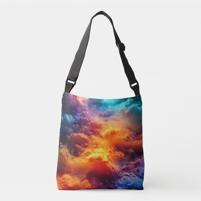 Bolsa Ajustável Nuvens Coloridas (Frente)