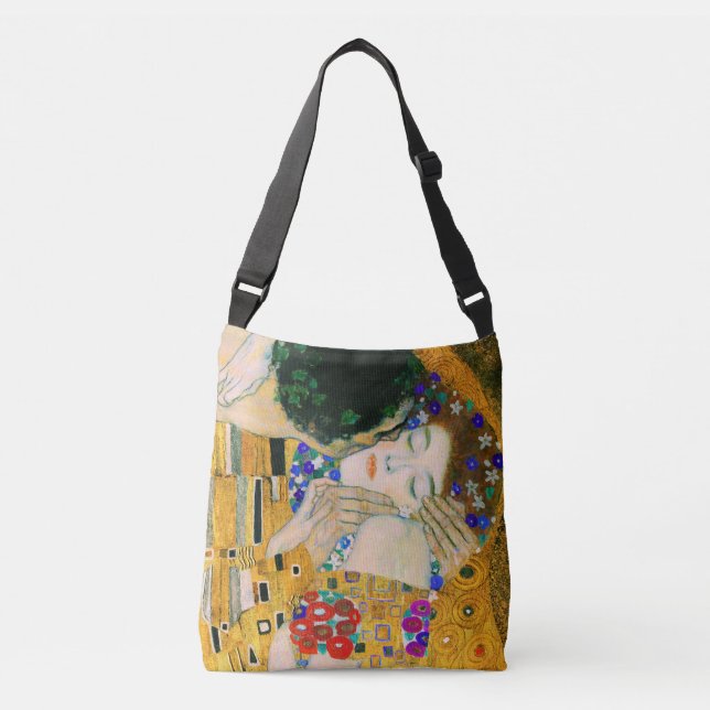 Bolsa Ajustável O Beijo de Gustav Klimt (Frente)