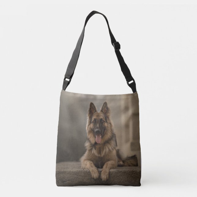 Bolsa Ajustável O german shepherd (Verso)