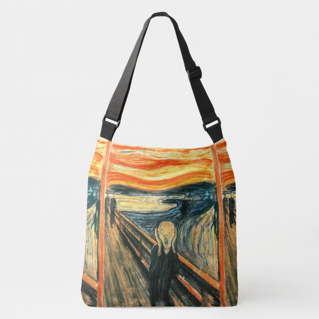 Bolsa Ajustável O gritar por Edvard Munch (Frente)