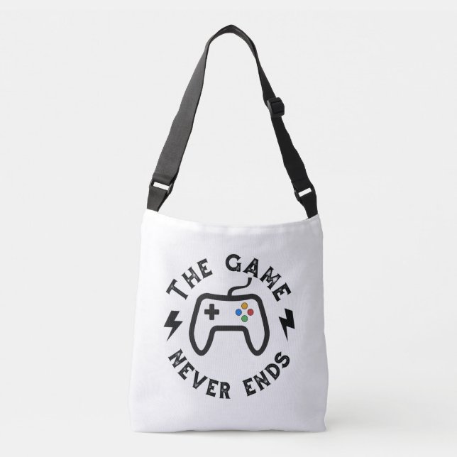Bolsa Ajustável O jogo nunca acaba (Frente)
