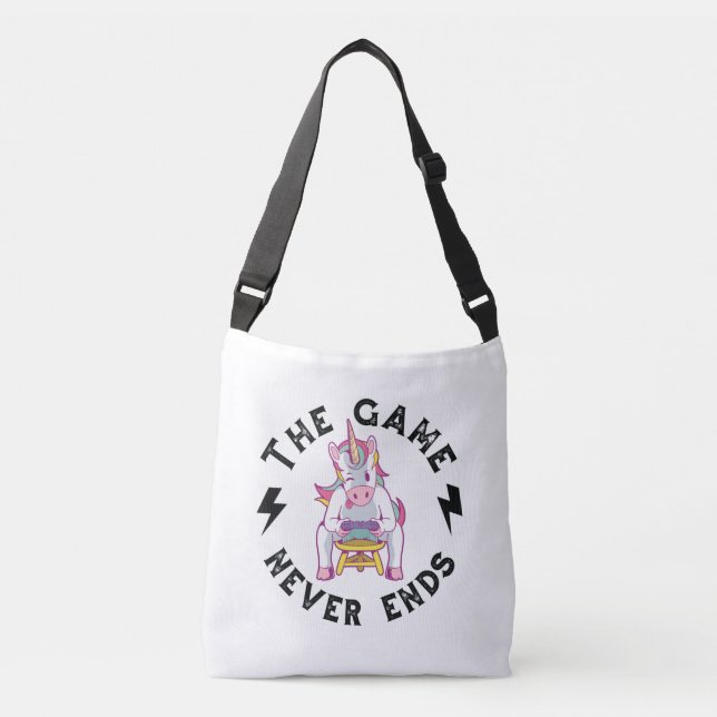 Bolsa Ajustável O jogo nunca acaba (Frente)