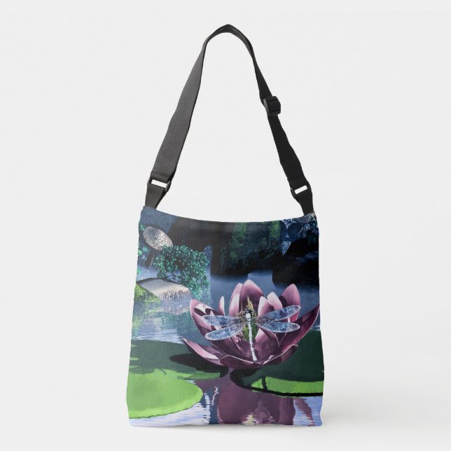 Bolsa Ajustável O Lotus e a Dragonfly (Frente)