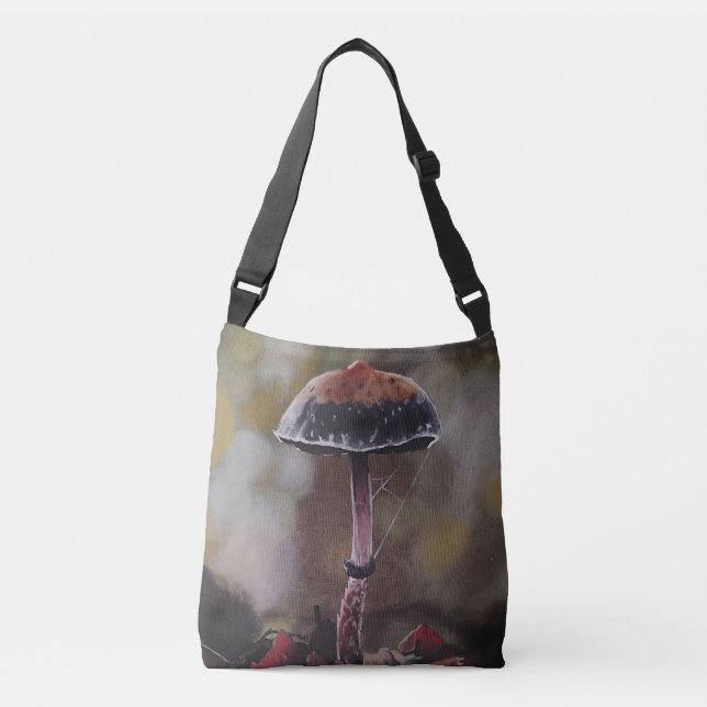 Bolsa Ajustável O Mini Cogumelo Ferido (Frente)