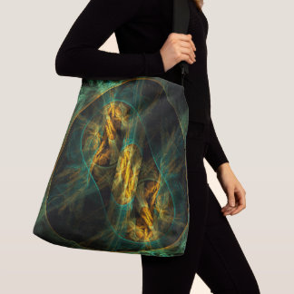 Bolsa Ajustável O Olho do Corpo da Cruzada Abstrato da Selva