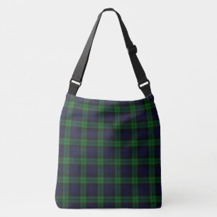 Bolsa Ajustável O relógio preto Tartan