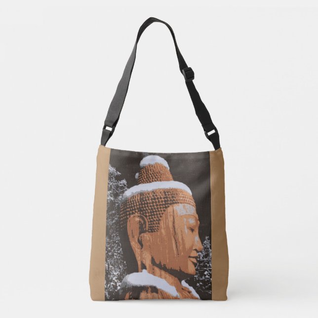 Bolsa Ajustável o serence buddha enfrenta (Verso)