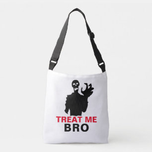 Bolsa Ajustável O zombi trata-me Dia das Bruxas engraçado de Bro