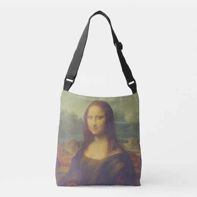 Bolsa Ajustável Obra de Arte Mona Lisa de Leonardo Da Vinci (Frente)
