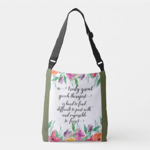 Bolsa Ajustável obrigado do terapeuta da fala da escola excelente 