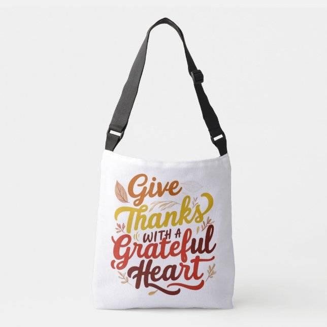 Bolsa Ajustável Obrigados e Gratefulness (Frente)