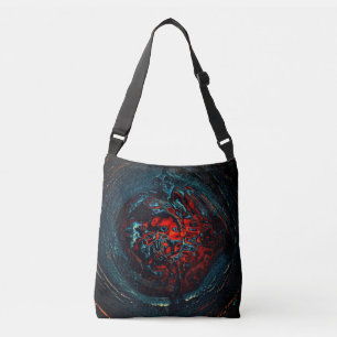 Bolsa Ajustável Oceano Inferno - Brilho Vermelho
