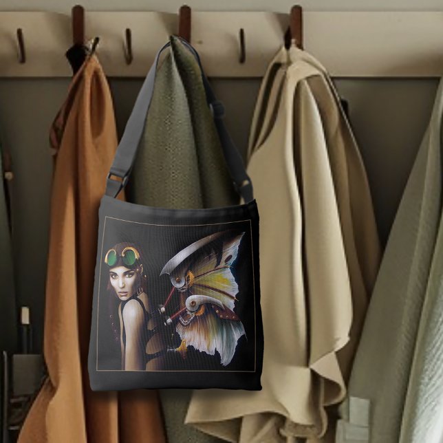 Bolsa Ajustável Óculos Asas de Fada Mecânicas Steampunk (Criador carregado)