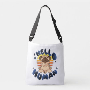 Bolsa Ajustável Olá, cão meditador de yoga