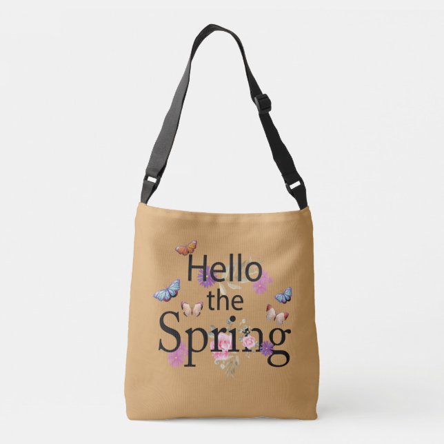 Bolsa Ajustável Olá, Flor Primavera (Verso)