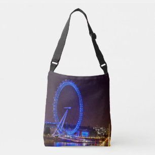 Bolsa Ajustável Olho de Londres azul na noite