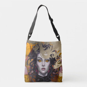 Bolsa Ajustável Olhos Medusa, Saco De Corpo Cruzado