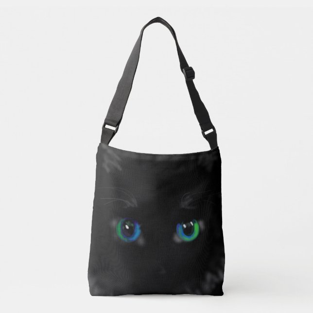 Bolsa Ajustável Olhos Verdes Azuis Olhos Engraçados (Frente)