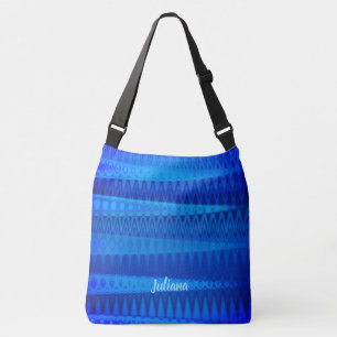 Bolsa Ajustável ondas sonoras azuis -