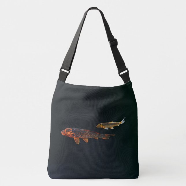 Bolsa Ajustável Orange Koi e Dourado Koi (Frente)