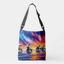 Orcas Sob Galaxy Sky 02 Design por Rich AMeN