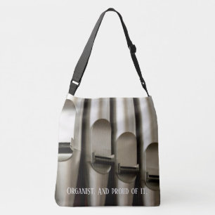 Bolsa Ajustável Organista. E orgulhoso dele