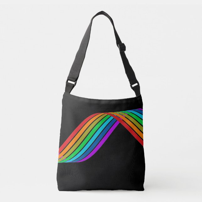 Bolsa Ajustável Orgulho Arco-Íris LGBTQ+ (Frente)