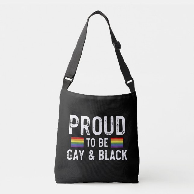 Bolsa Ajustável Orgulho De Ser Gay E Orgulho Negro Mês De 2025 (Frente)