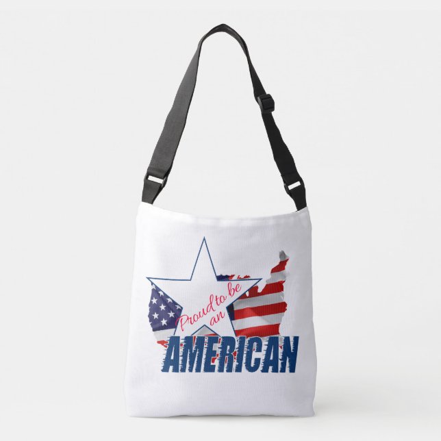 Bolsa Ajustável Orgulhoso de ser americano (Frente)