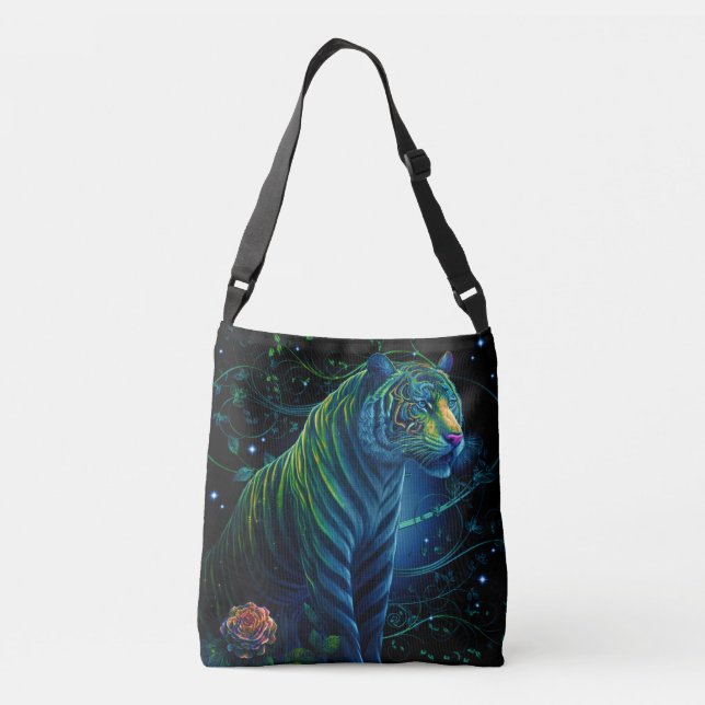 Bolsa Ajustável Ornamentado Green Tiger (Verso)