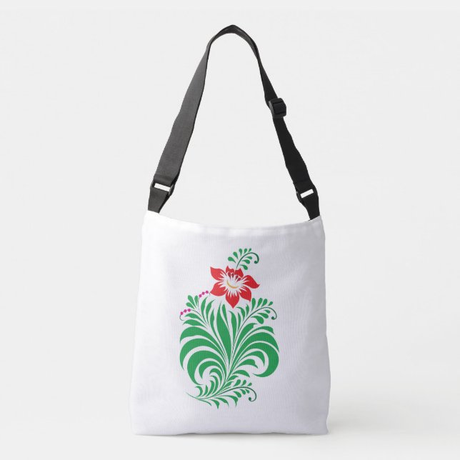 Bolsa Ajustável Ornamental Floral Flower Design – Elegant (Frente)