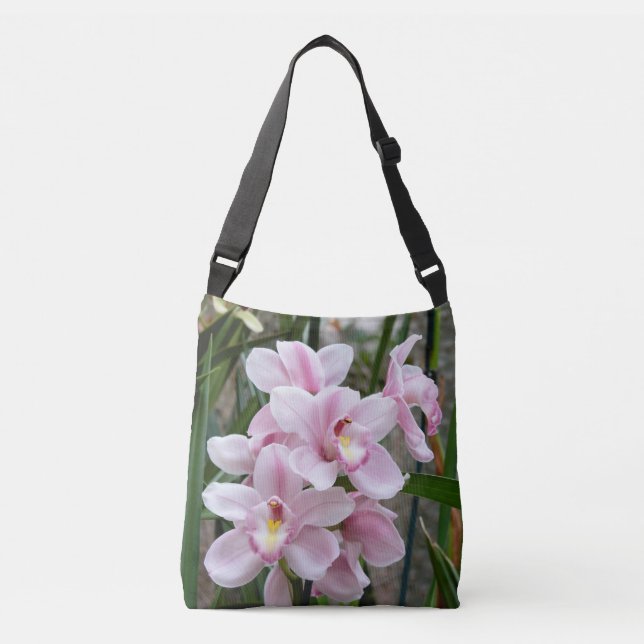Bolsa Ajustável Orquídeas Estrelas Rosa (Frente)