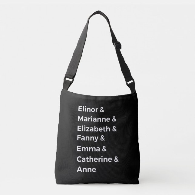 Bolsa Ajustável Os Heroínas de Jane Austen I (Frente)
